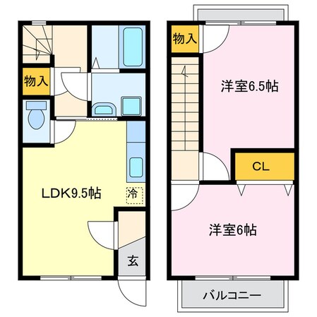 ジュネスサードニックスAの物件間取画像